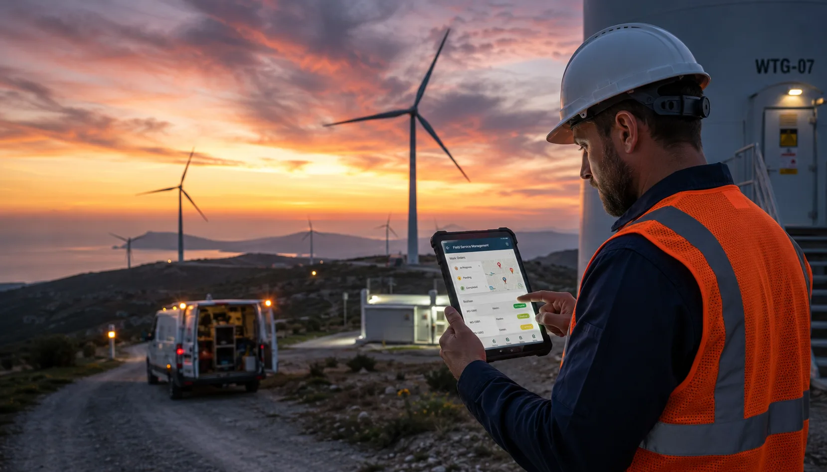 AI Field Service Management App — Energy — AZRIVA