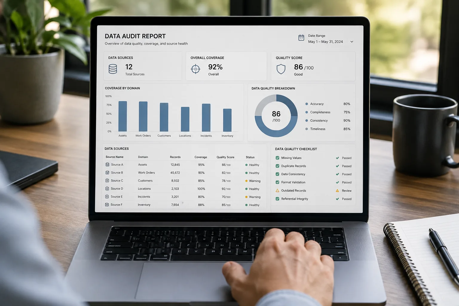 Data audit report for smart grid AI integration — SCADA, AMI and historian data assessment