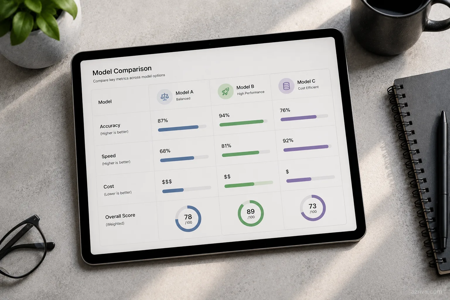 AI model selection comparison for grid app — predictive maintenance, alarm triage, demand forecasting